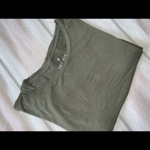 Army Green American Eagle T-shirt